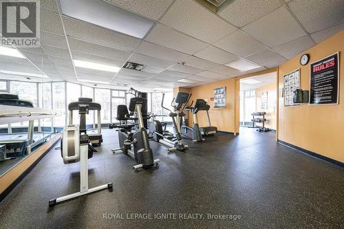 324 - 11753 Sheppard Avenue E, Toronto, ON - Indoor Photo Showing Gym Room