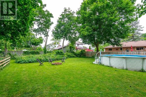65 Albert Street N, Kawartha Lakes, ON - Outdoor With Above Ground Pool With Backyard