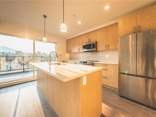 502-135 Haliburton St, Nanaimo, BC - Indoor Photo Showing Kitchen With Stainless Steel Kitchen With Upgraded Kitchen