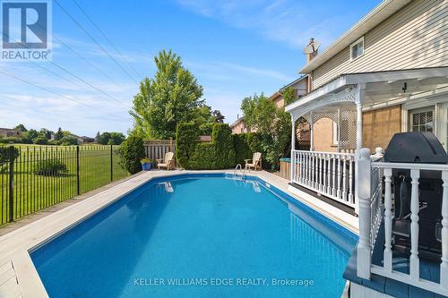 2060 Hunters Wood Drive, Burlington, ON - Outdoor With In Ground Pool With Backyard