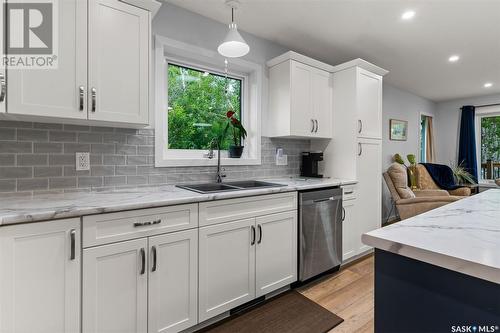 307 Cumming Avenue, Manitou Beach, SK - Indoor Photo Showing Kitchen With Double Sink With Upgraded Kitchen