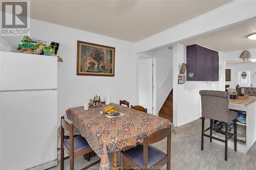 732 Vanier Street, Windsor, ON - Indoor Photo Showing Dining Room