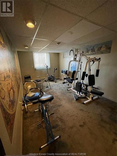 120 Pickering Drive Unit# 304, Amherstburg, ON - Indoor Photo Showing Gym Room