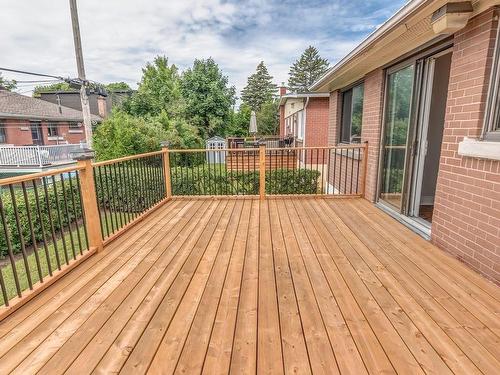 Terrasse - 5712 Av. Whitehorne, Côte-Saint-Luc, QC - Outdoor With Deck Patio Veranda With Exterior