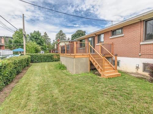 Backyard - 5712 Av. Whitehorne, Côte-Saint-Luc, QC - Outdoor With Deck Patio Veranda With Exterior