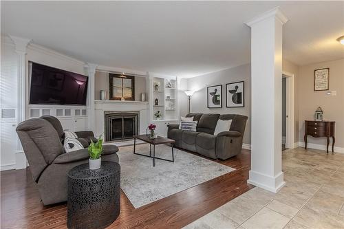2187 Brays Lane, Oakville, ON - Indoor Photo Showing Living Room With Fireplace