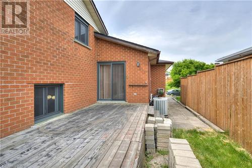 6 Hoddle Crescent, Kitchener, ON - Outdoor With Deck Patio Veranda With Exterior