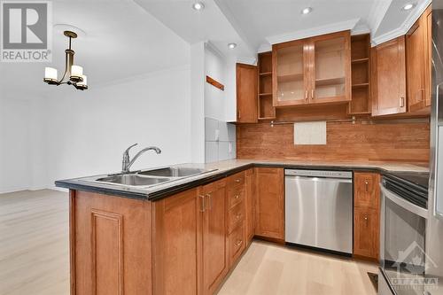 2402 Orient Park Drive, Ottawa, ON - Indoor Photo Showing Kitchen With Stainless Steel Kitchen With Double Sink