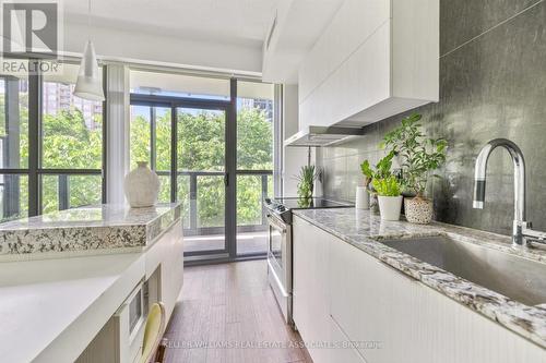 309 - 101 Charles Street E, Toronto, ON - Indoor Photo Showing Kitchen With Upgraded Kitchen