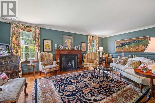 108 Esgore Drive, Toronto, ON - Indoor Photo Showing Living Room With Fireplace