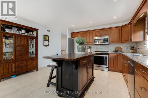 49 Chelsea Crescent, Belleville, ON - Indoor Photo Showing Kitchen With Double Sink