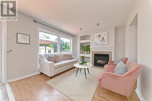 5640 Rosaline Road, Burlington, ON - Indoor Photo Showing Living Room With Fireplace