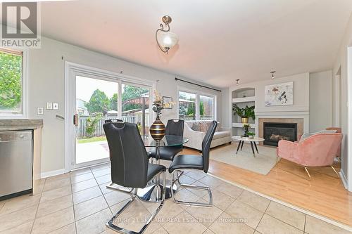 5640 Rosaline Road, Burlington, ON - Indoor Photo Showing Dining Room With Fireplace