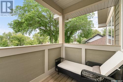 940 Hochelaga Street W, Moose Jaw, SK - Outdoor With Balcony With Deck Patio Veranda With Exterior