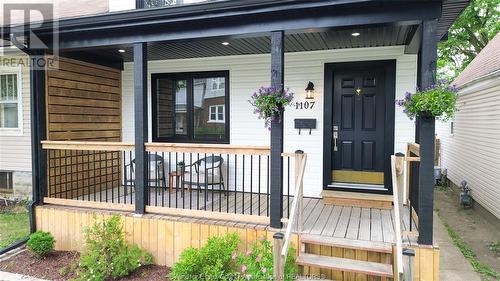 1107 Highland, Windsor, ON - Outdoor With Deck Patio Veranda