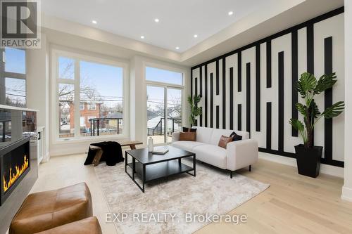 39B Evans Avenue, Toronto, ON - Indoor Photo Showing Other Room With Fireplace