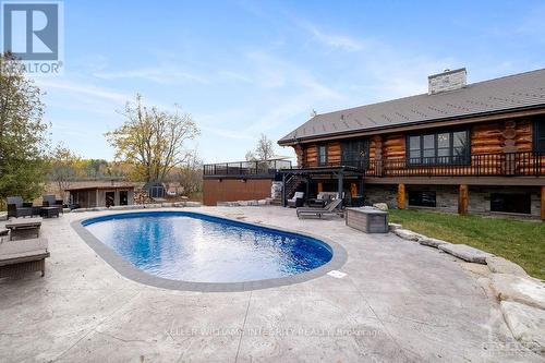 255 Maclarens Side Road, Ottawa, ON - Outdoor With In Ground Pool With Deck Patio Veranda