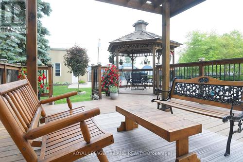 5103 Dundas Street, Thames Centre (Thorndale), ON - Outdoor With Deck Patio Veranda With Exterior