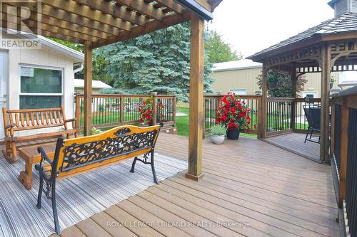 5103 Dundas Street, Thames Centre (Thorndale), ON - Outdoor With Deck Patio Veranda With Exterior