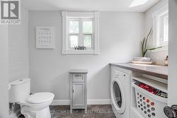 Main Floor Washroom with Laundry - 