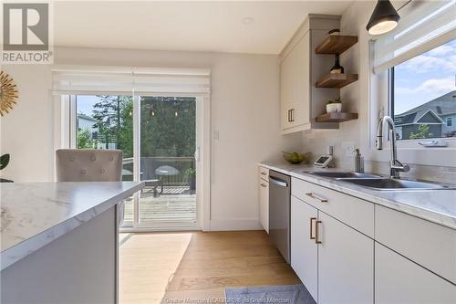 39 Donat Cres, Dieppe, NB - Indoor Photo Showing Kitchen With Double Sink