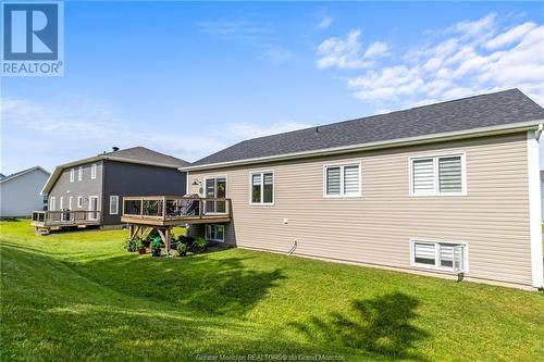 39 Donat Cres, Dieppe, NB - Outdoor With Deck Patio Veranda With Exterior