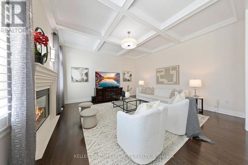 3216 Preserve Drive E, Oakville, ON - Indoor Photo Showing Living Room With Fireplace