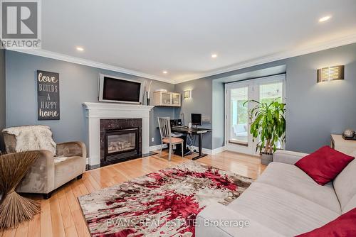 249 Vance Drive, Oakville, ON - Indoor Photo Showing Living Room With Fireplace