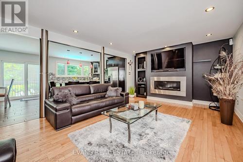 249 Vance Drive, Oakville, ON - Indoor Photo Showing Living Room With Fireplace