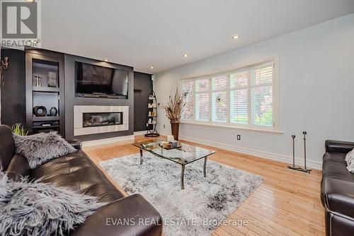 249 Vance Drive, Oakville, ON - Indoor Photo Showing Living Room With Fireplace