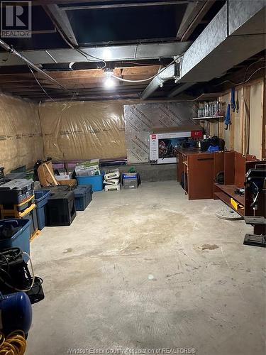 1145 Hall Avenue, Windsor, ON - Indoor Photo Showing Basement