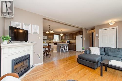 800 Frampton Lane, Moncton, NB - Indoor Photo Showing Living Room With Fireplace