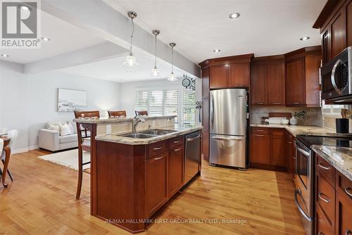 1283 Old Orchard Avenue, Pickering, ON - Indoor Photo Showing Kitchen With Stainless Steel Kitchen With Double Sink