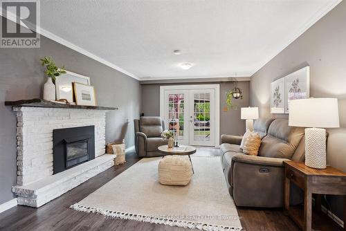 1283 Old Orchard Avenue, Pickering, ON - Indoor Photo Showing Living Room With Fireplace