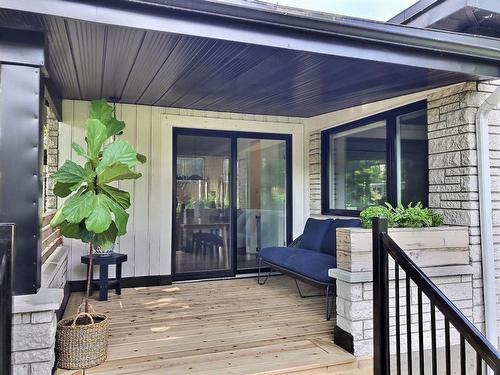 Terrasse - 10185 Rue Francis, Montréal (Ahuntsic-Cartierville), QC - Outdoor With Deck Patio Veranda With Exterior