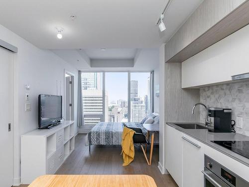 Chambre Ã Â coucher - 3211-1188 Rue St-Antoine O., Montréal (Ville-Marie), QC - Indoor Photo Showing Kitchen