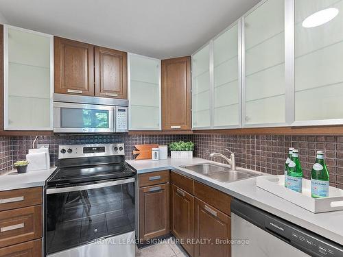 102-40 Homewood Ave, Toronto, ON - Indoor Photo Showing Kitchen With Stainless Steel Kitchen With Double Sink