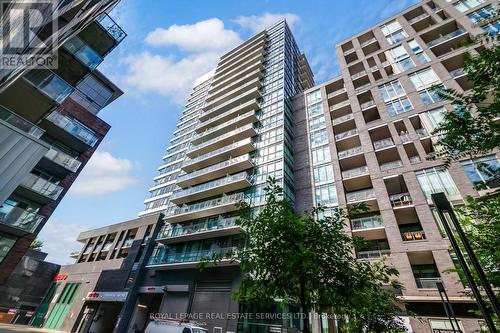 521 - 20 Minowan Miikan Lane, Toronto, ON - Outdoor With Balcony With Facade