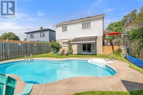 65 Homefield Square, Clarington, ON - Outdoor With In Ground Pool With Backyard