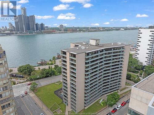 111 Riverside Drive East Unit# 1408, Windsor, ON - Outdoor With Body Of Water With View