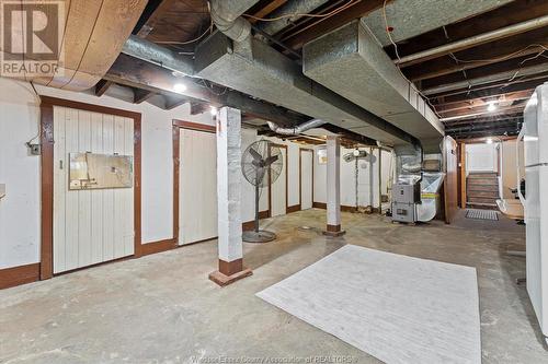 1103 Langlois Avenue, Windsor, ON - Indoor Photo Showing Basement