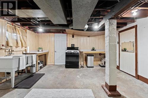 1103 Langlois Avenue, Windsor, ON - Indoor Photo Showing Basement