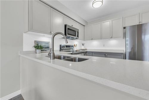 41 Cedarville Drive, Hamilton, ON - Indoor Photo Showing Kitchen With Double Sink With Upgraded Kitchen