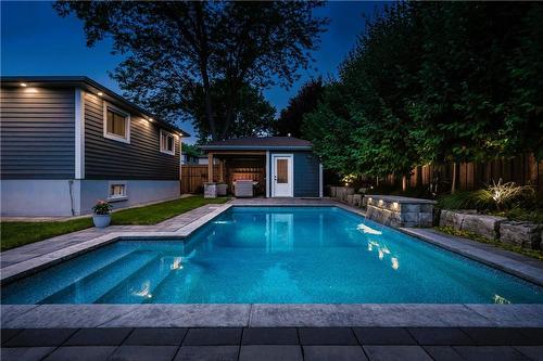 411 Sunset Drive, Oakville, ON - Outdoor With In Ground Pool With Backyard With Exterior