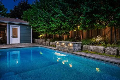 411 Sunset Drive, Oakville, ON - Outdoor With In Ground Pool With Backyard