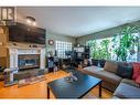 1458 Penticton Avenue Unit# 191, Penticton, BC  - Indoor Photo Showing Living Room With Fireplace 