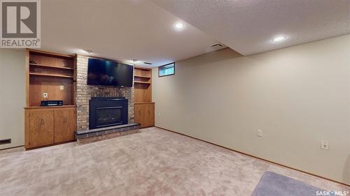 2834 Kutarna Crescent, Regina, SK - Indoor With Fireplace