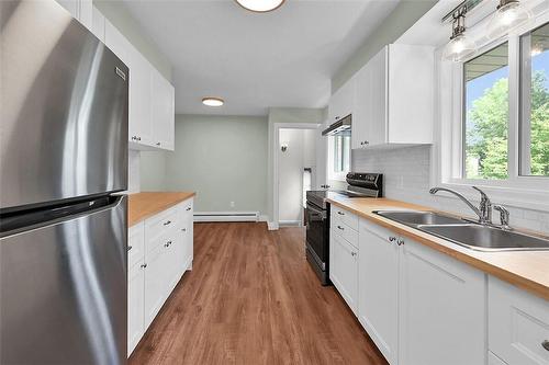 86 West 4Th Street, Hamilton, ON - Indoor Photo Showing Kitchen With Double Sink