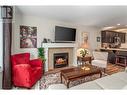 3473 Creekview Crescent, West Kelowna, BC  - Indoor Photo Showing Living Room With Fireplace 