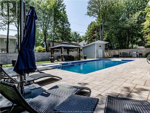 50 Sandalwood Dr, Moncton, NB - Outdoor With In Ground Pool With Deck Patio Veranda With Exterior